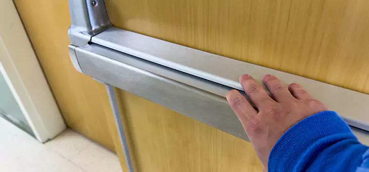 Installing a Push Bar on a Door Fair Oaks